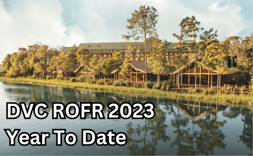 DVC ROFR 2023 Year To Date - Copper Creek